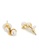 estele gold Estele Gold Plated Pearl Stud Earrings For Women 7957FAC0010D03GS_3