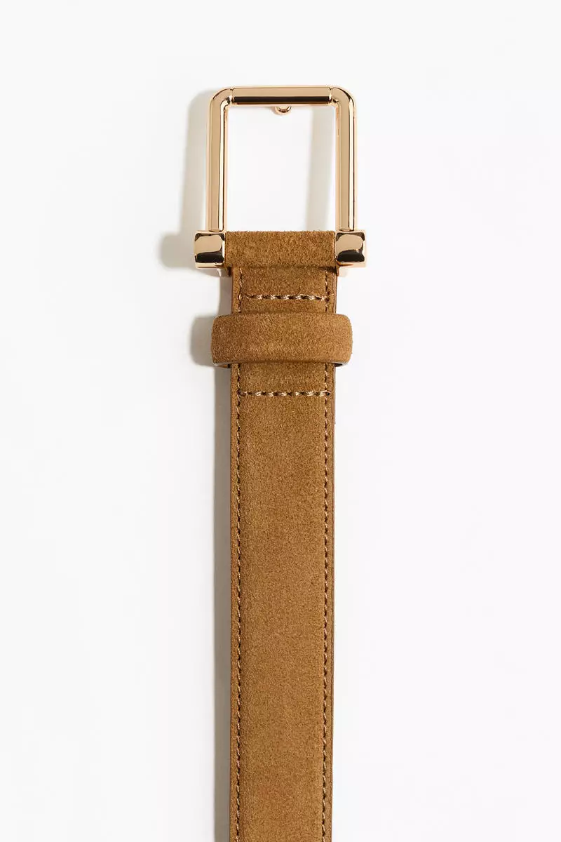 Leather belt