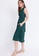Hook Clothing green Wrap Front Flare Dress 02D11AAD1972F0GS_4
