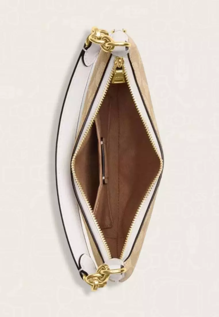 Coach Mini Payton In Signature Canvas Light Khaki Chalk