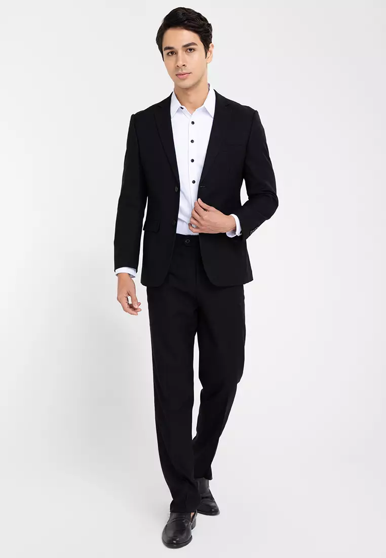 Pic and Pic Suit with Expandable Waist Trousers