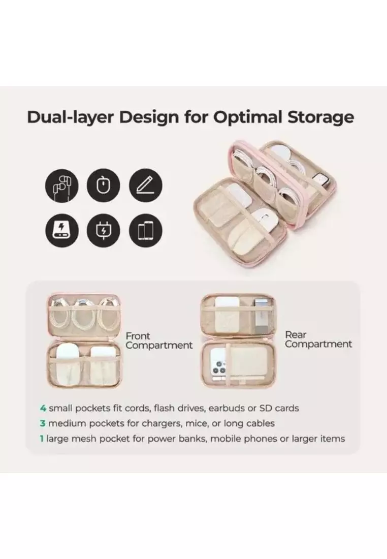 Bagsmart Bubble Electronic Organizer (Black)
