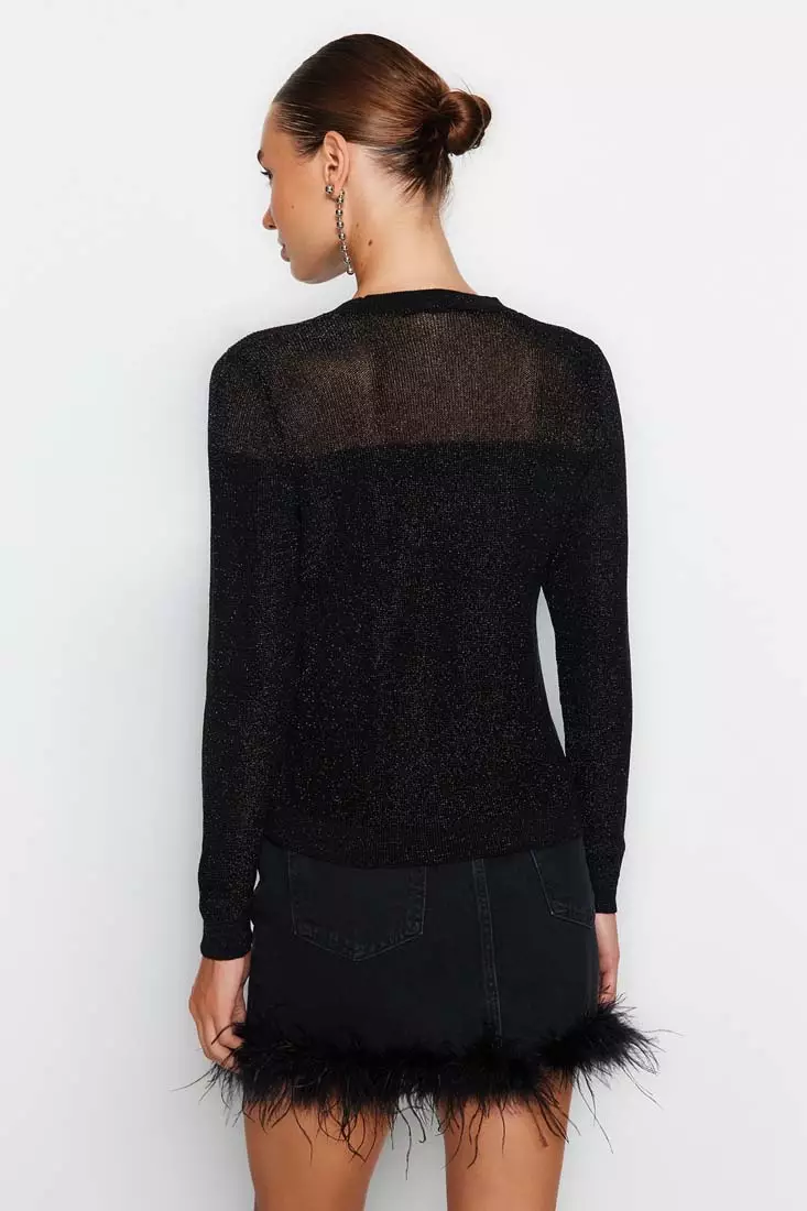 Glittery Knitted Sweater