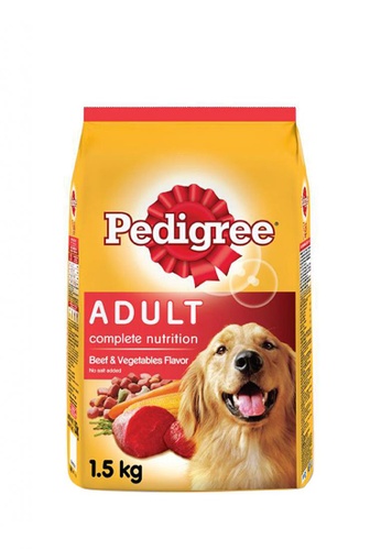 Buy Pedigree Pedigree Adult Beef Vegetables Dry Dog Food 1 5kg 2020 Online Zalora Philippines