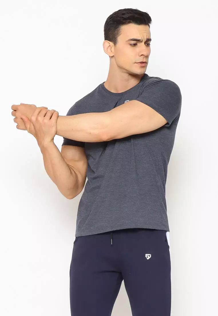 FITWEAR - GRIFFIN BASIC MEN T-SHIRT S/S - Blue