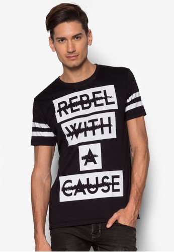 Rebel With A Cause 文字設計TEesprit twE, 服飾, 服飾