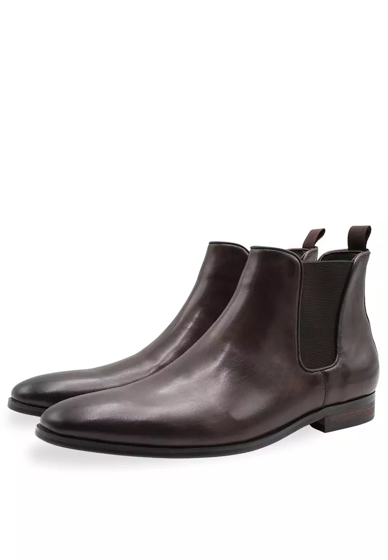 Buy Arden Teal Centenario Walnut Chelsea Boots 2024 Online | ZALORA