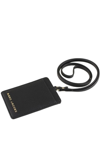 Buy Marc Jacobs Marc Jacobs Leather Lanyard Id Holder In Black M0016992 2021 Online Zalora Singapore