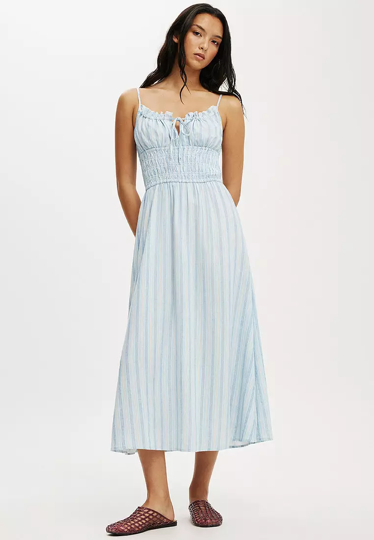Buy Cotton On Haven Strappy Midi Dress 2025 Online ZALORA