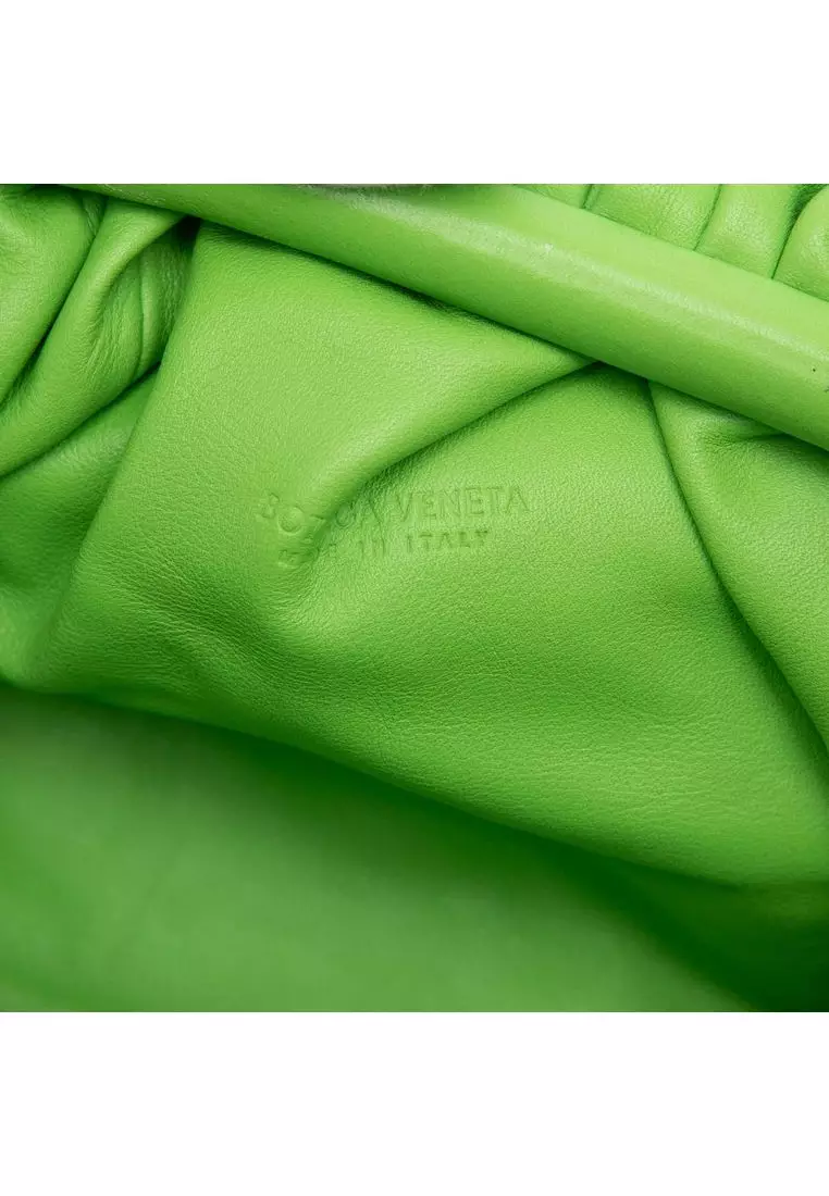 Pre-Loved Bottega Veneta Lambskin The Mini Pouch Crossbody