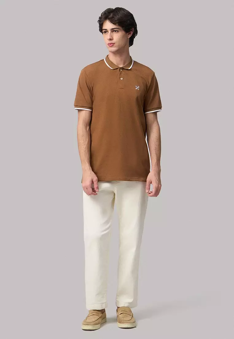 Polo Shirt With Contrast Trim