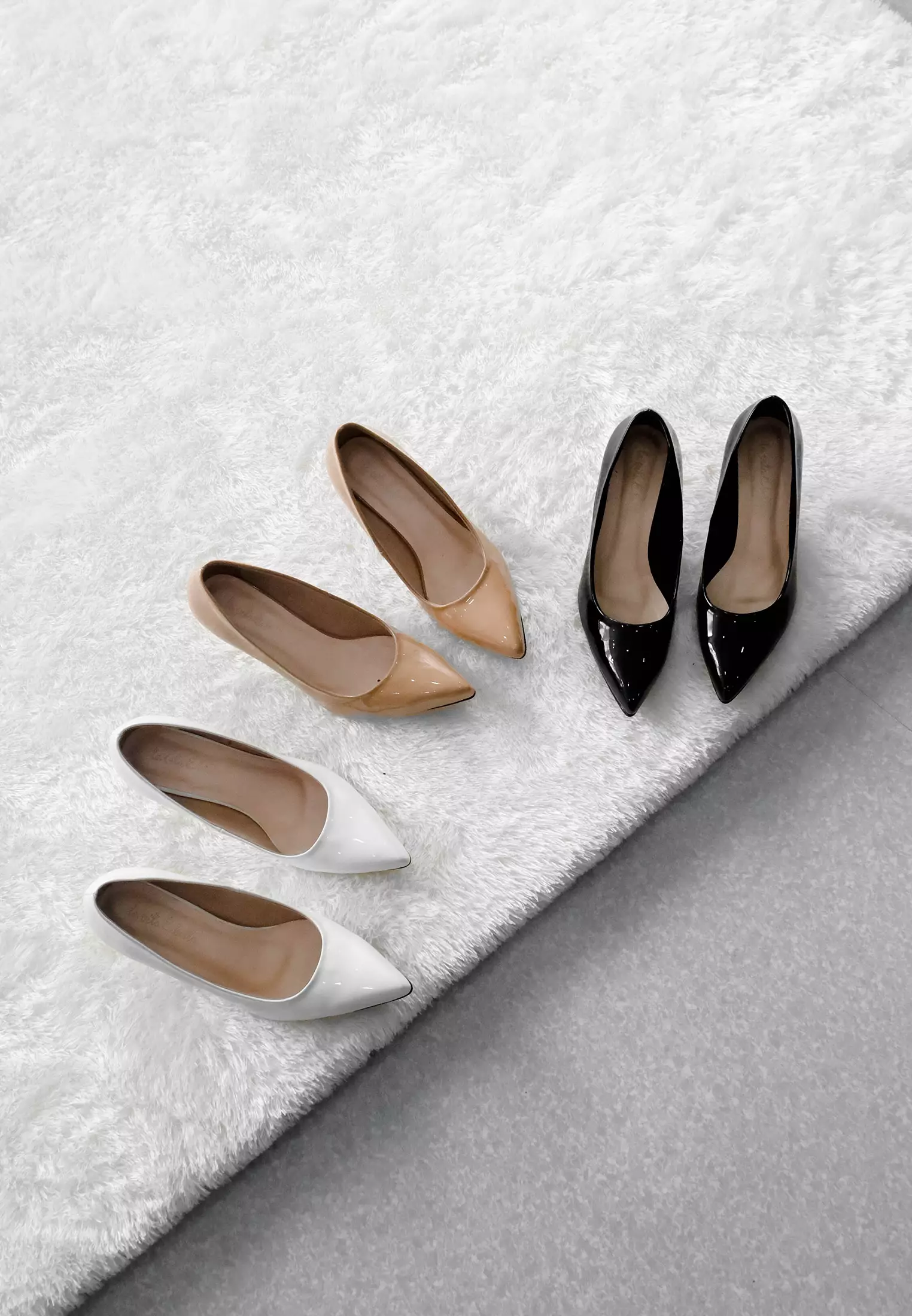 Lumiere Pointed Toe Pumps Sepatu Heels Wanita