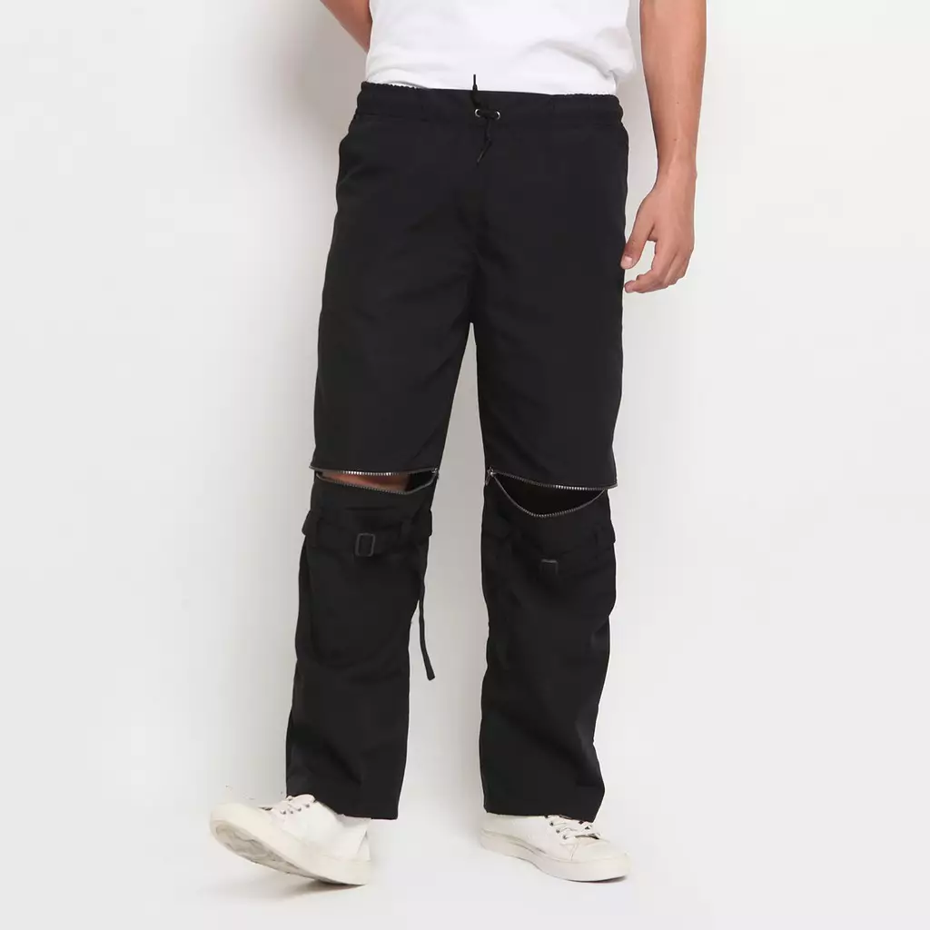 Okechuku KING Celana Panjang Cargo Pria Loose Fit Baggy Pants Streetwear Techwear
