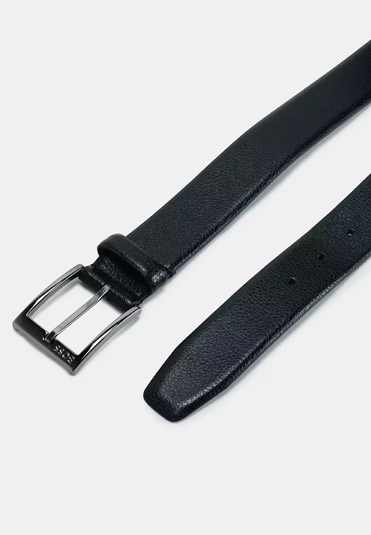 Grained Leather Belt - BOSS Business