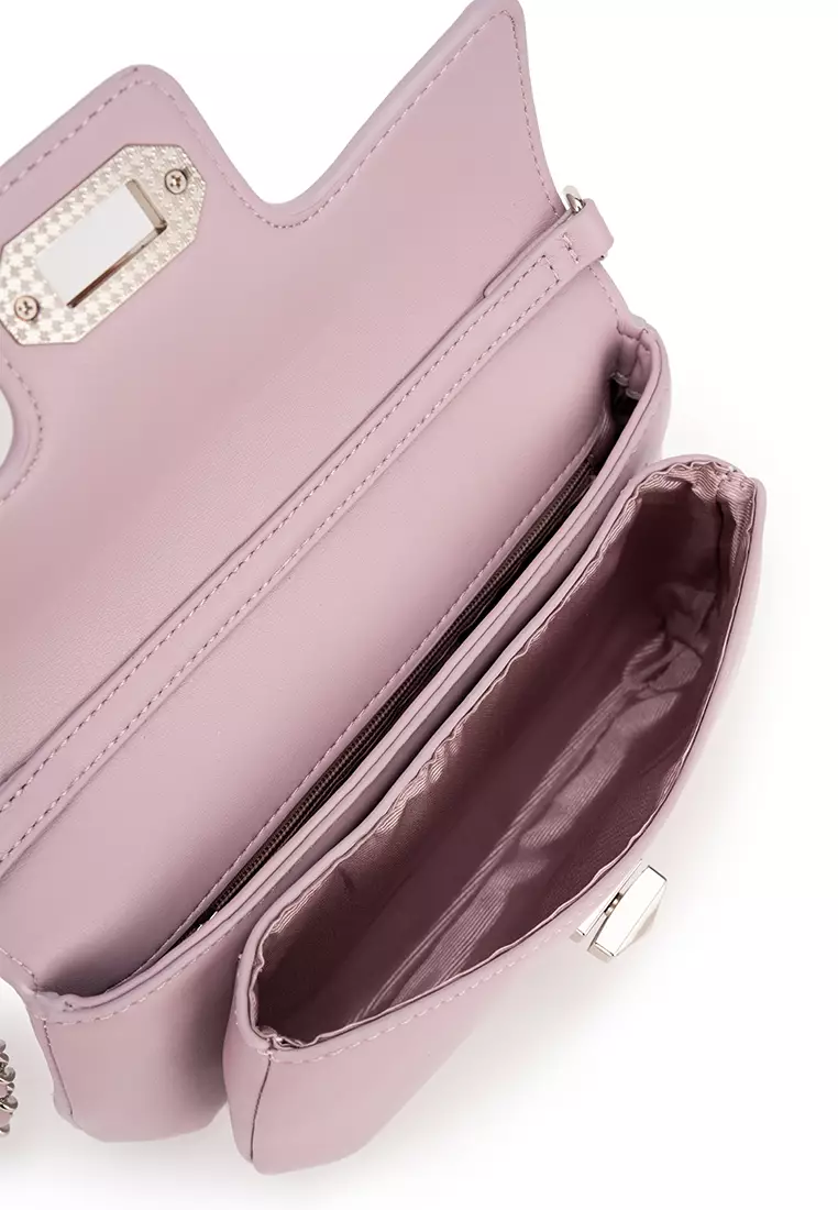 BUCKLED LOCK CROSSBODY BAG