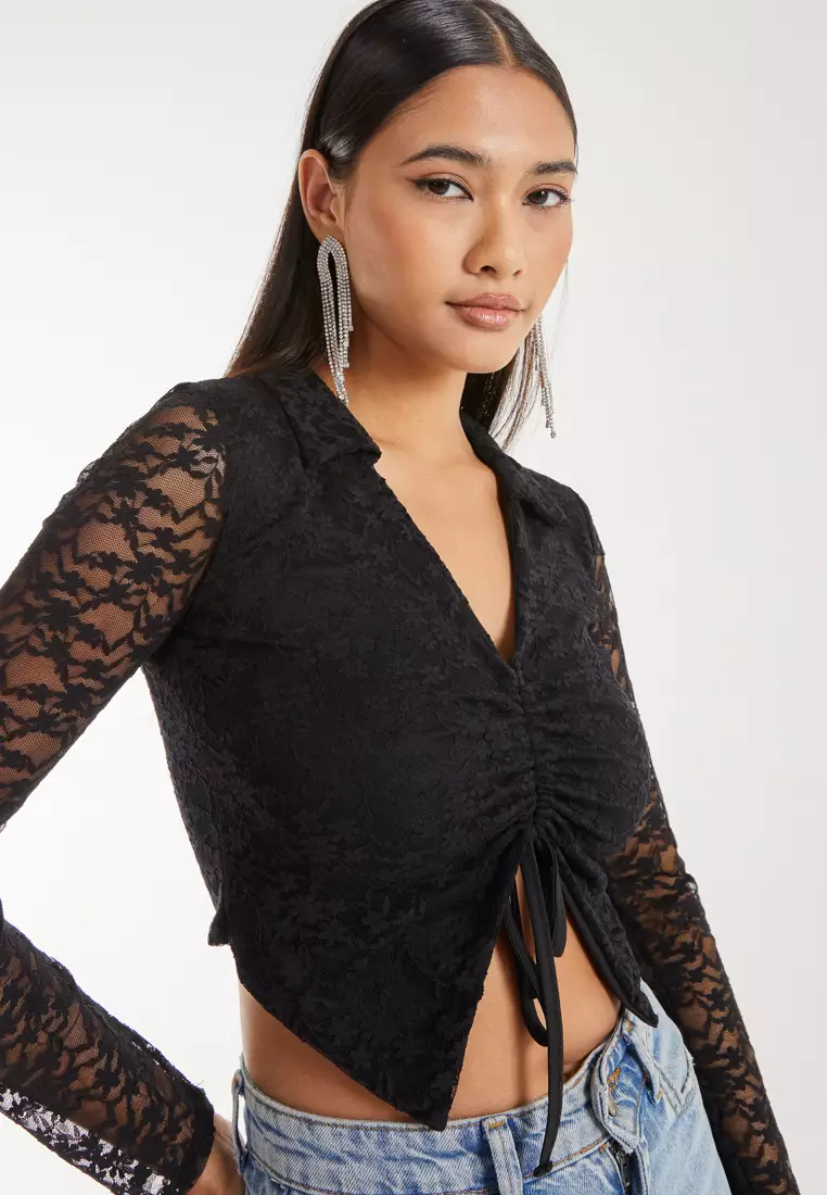 Classic Tree Long Sleeve Top in Vanilla Ice