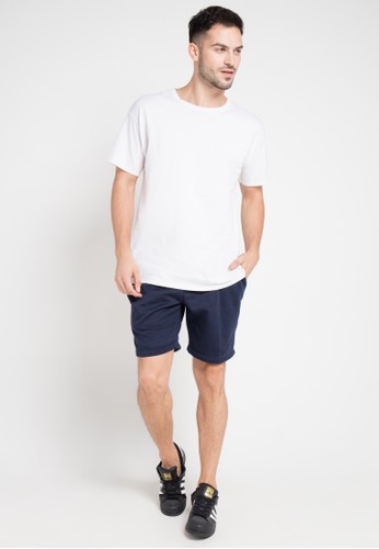 Jual magnificents Fleece Shorts Navy Original | ZALORA