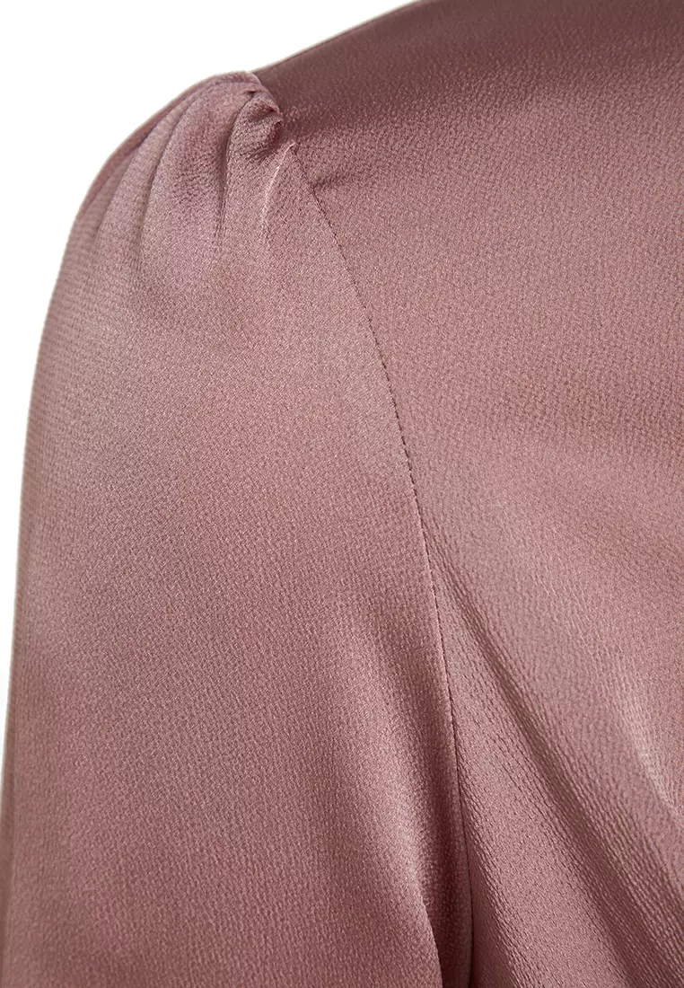 Modest Maxi Wrap Dress