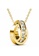 Krystal Couture gold KRYSTAL COUTURE Gold Interlock Ring Pendant Necklace Embellished with Swarovski® Crystals 7C4D6AC438965EGS_1