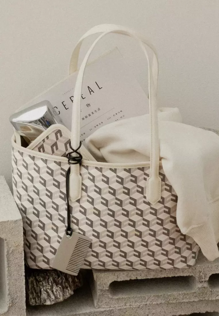 Russo Medium Tote Bag White