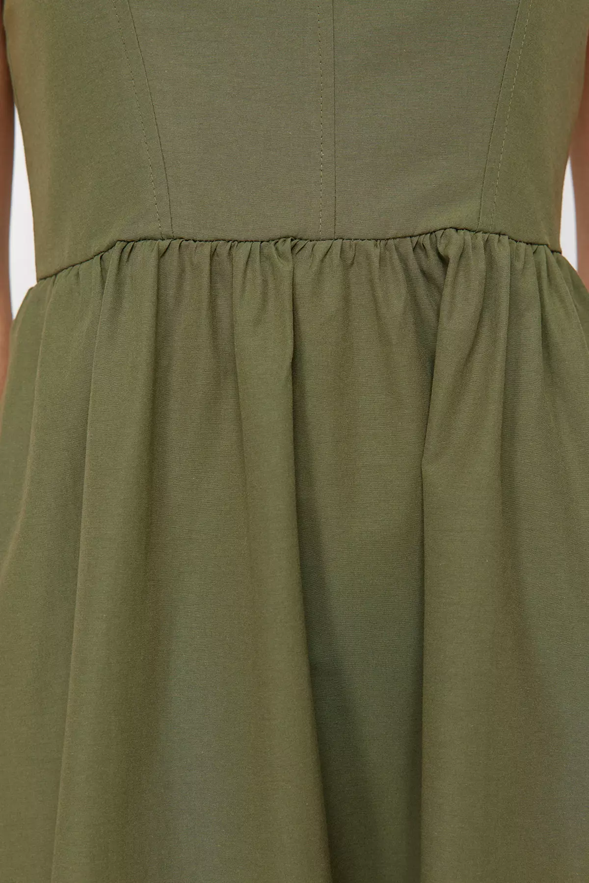 Gathered Midi Dress