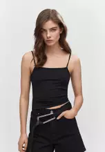 Mango spaghetti strap discount top