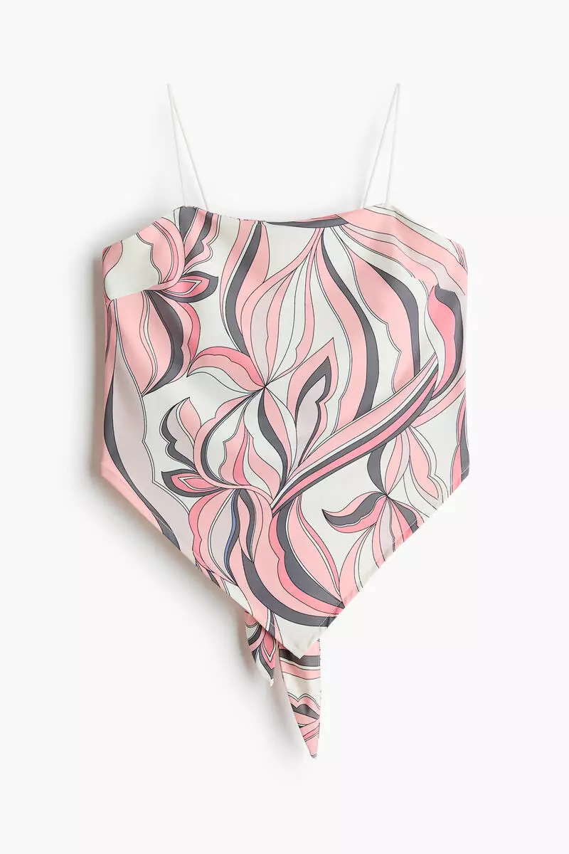 Jersey handkerchief top