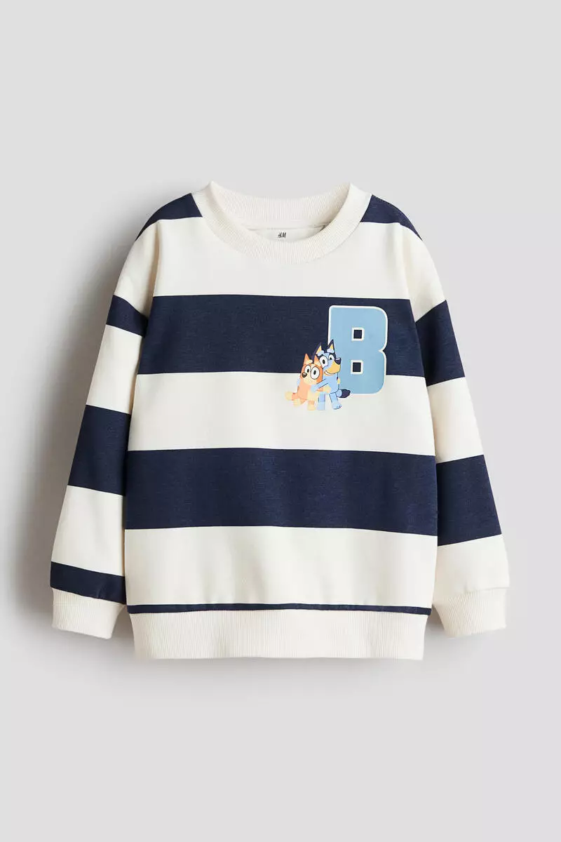 Oversized printed sweatshirt