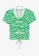 Monki green Cropped Top With Cut-Out Details E6A2AAAC61279CGS_4