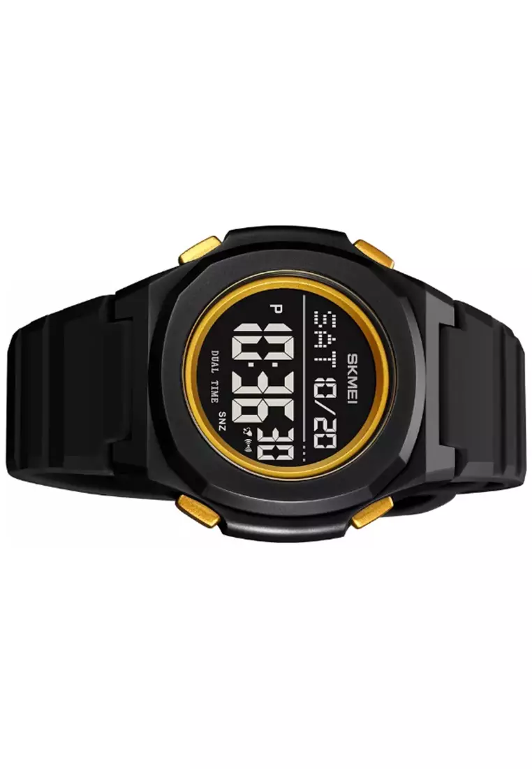 Jam Tangan Digital Pria Waterproof Many Function Strap Tali Material PU Silicone IR35 ORIGINAL