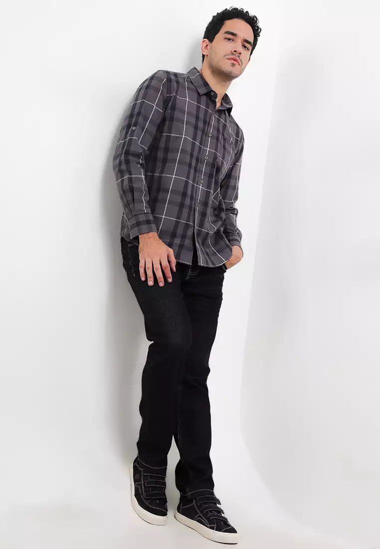 CDL Kemeja Kasual Lengan Panjang