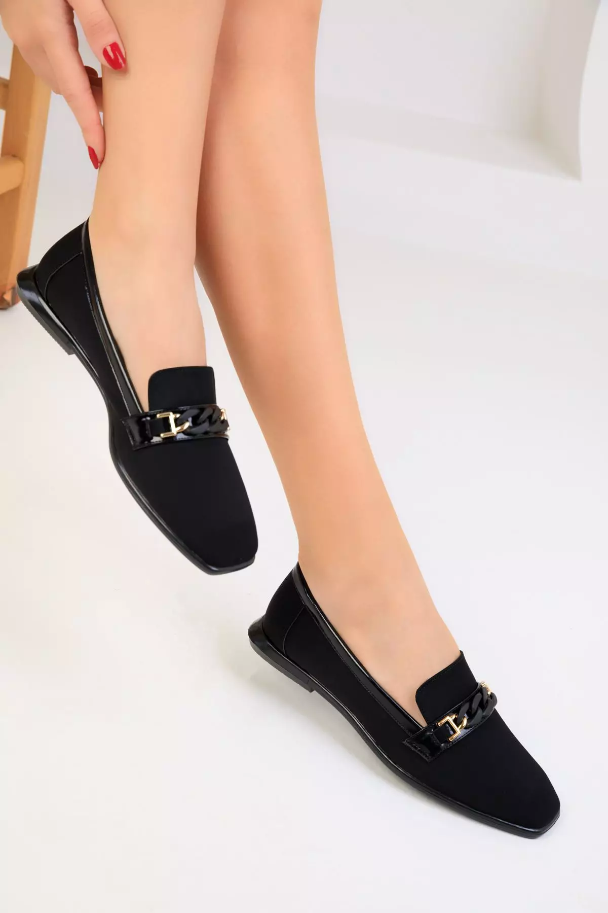 Buy black flats deals
