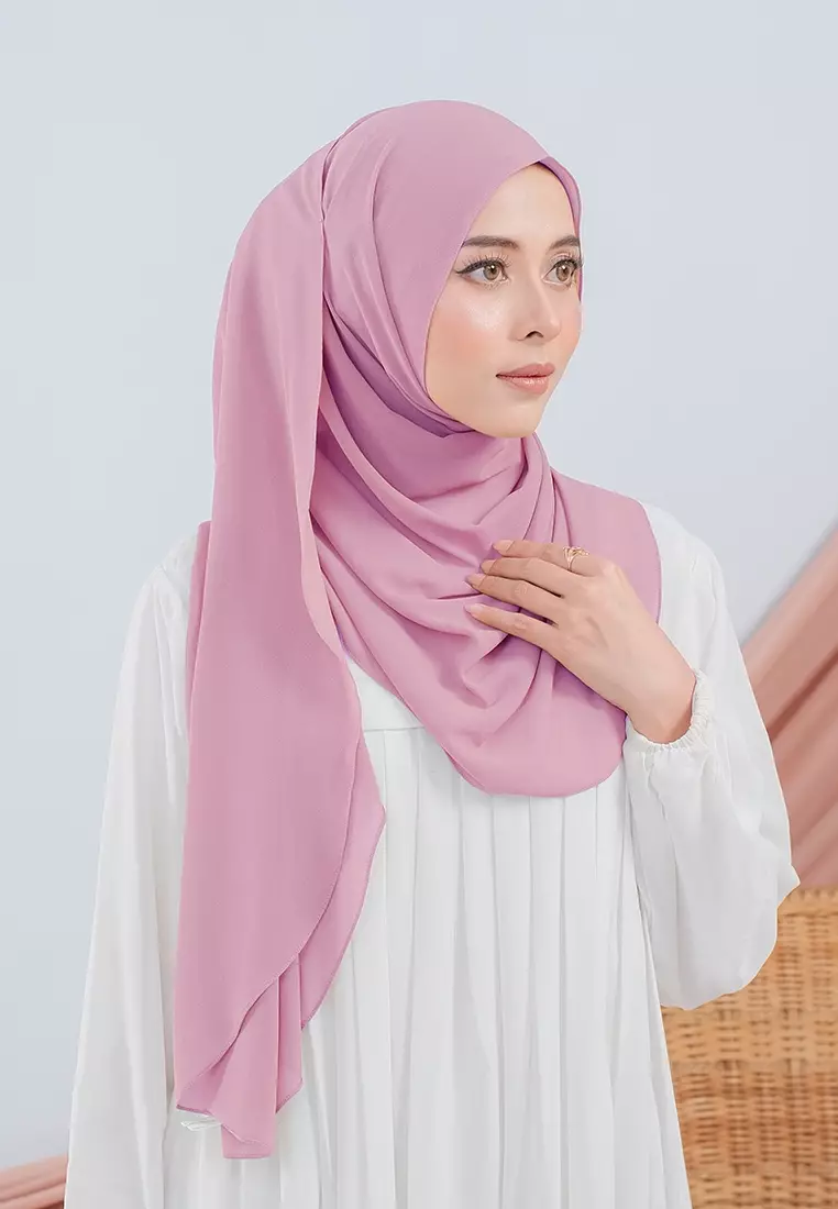 HIJAB INSTAN SABIYA - PURPLISH PINK