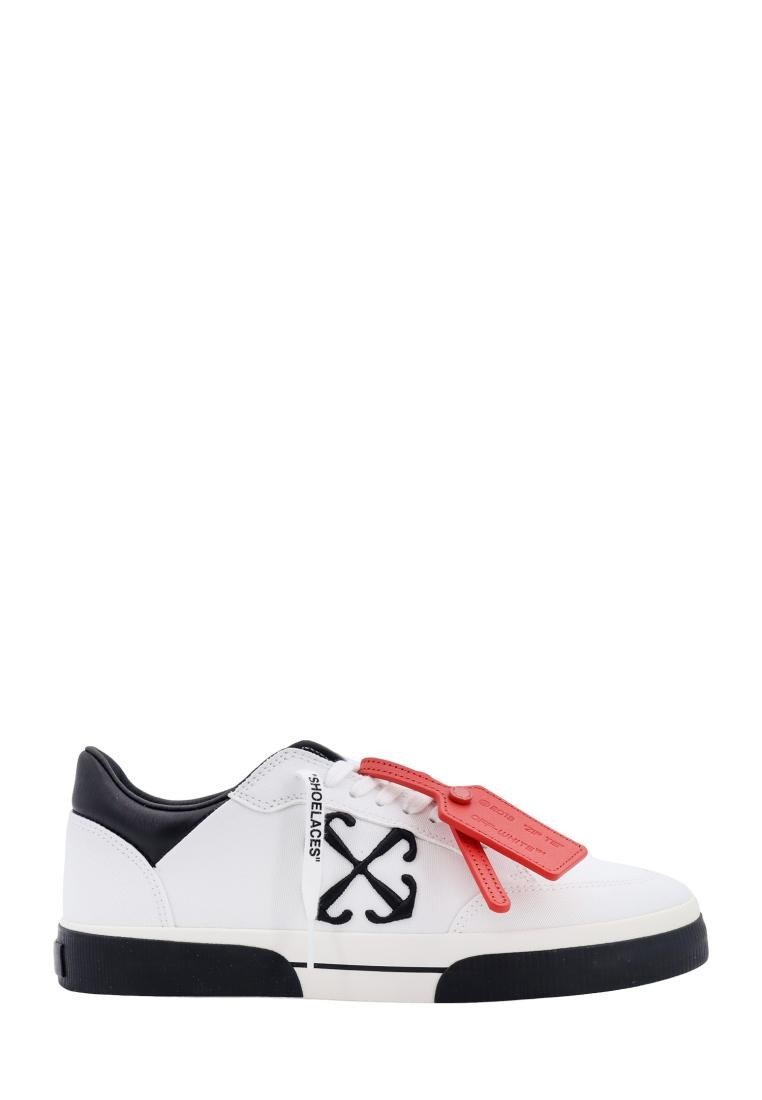 OFF-WHITE - Canvas sneakers with lateral Arrow logo - White