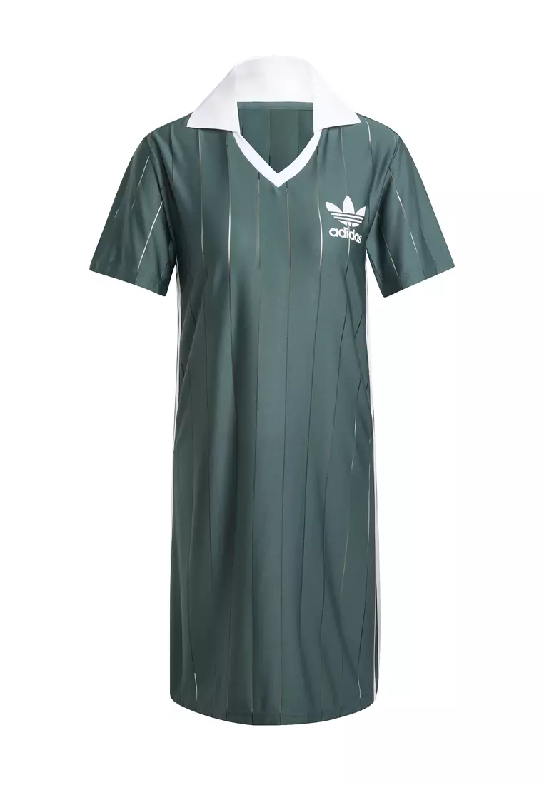 Adicolor 3 Stripe Pinstripe Dress