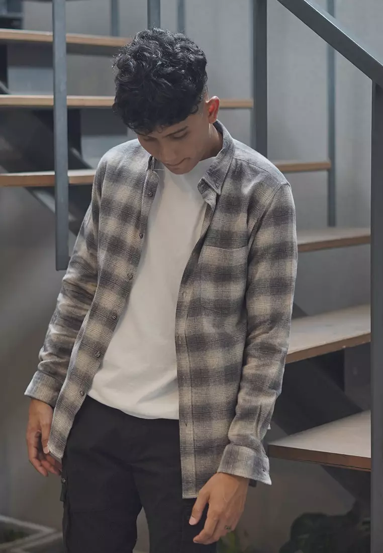 OXCON Extra Comfort Authentic Flannel Shirt Veterano Khakis