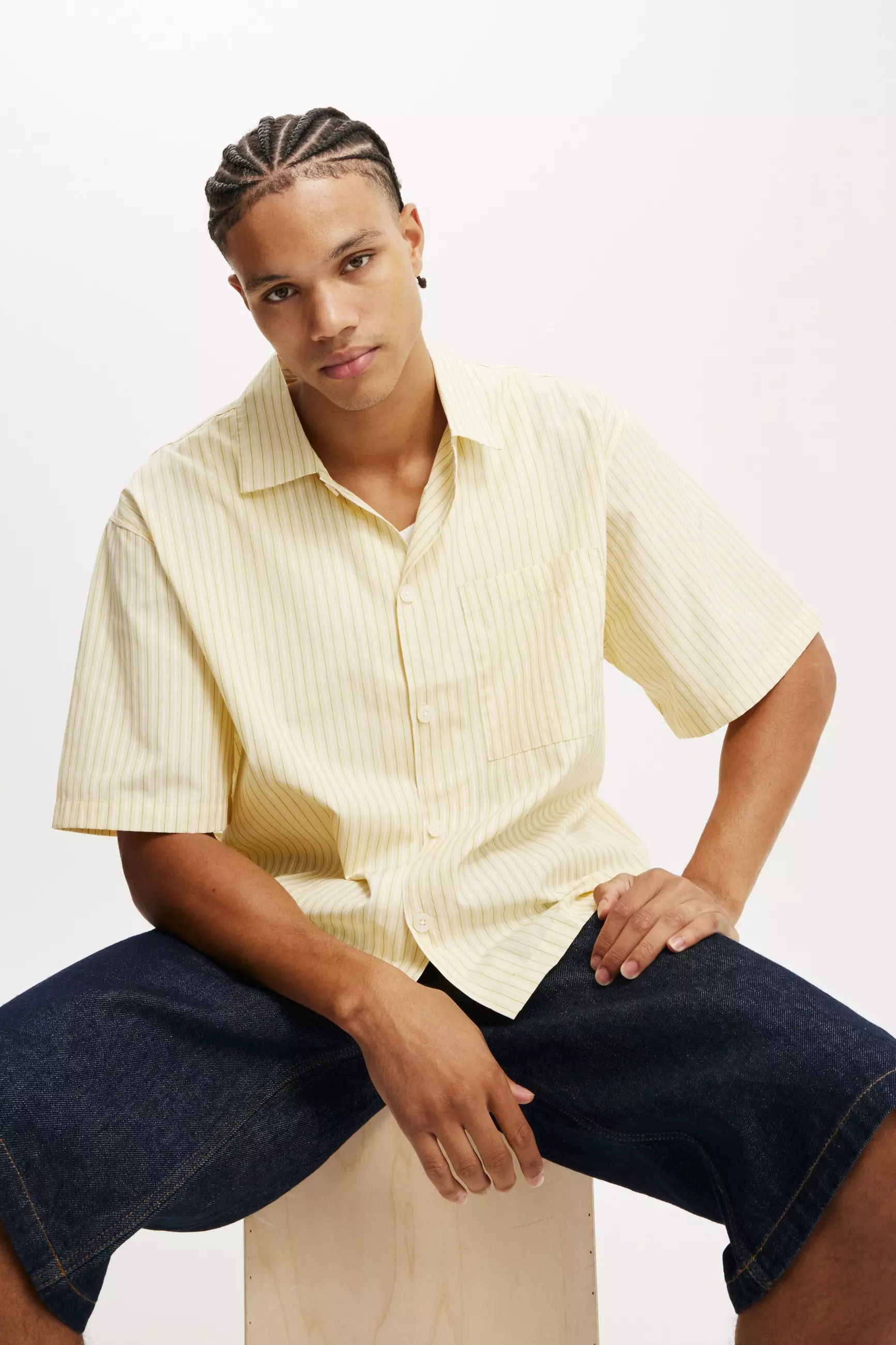 COTTON ON - ATASAN - VENTURA SHORT SLEEVE SHIRT