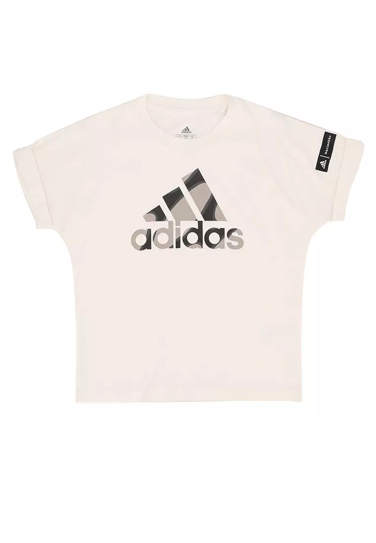 Girls addidas tshirt on sale
