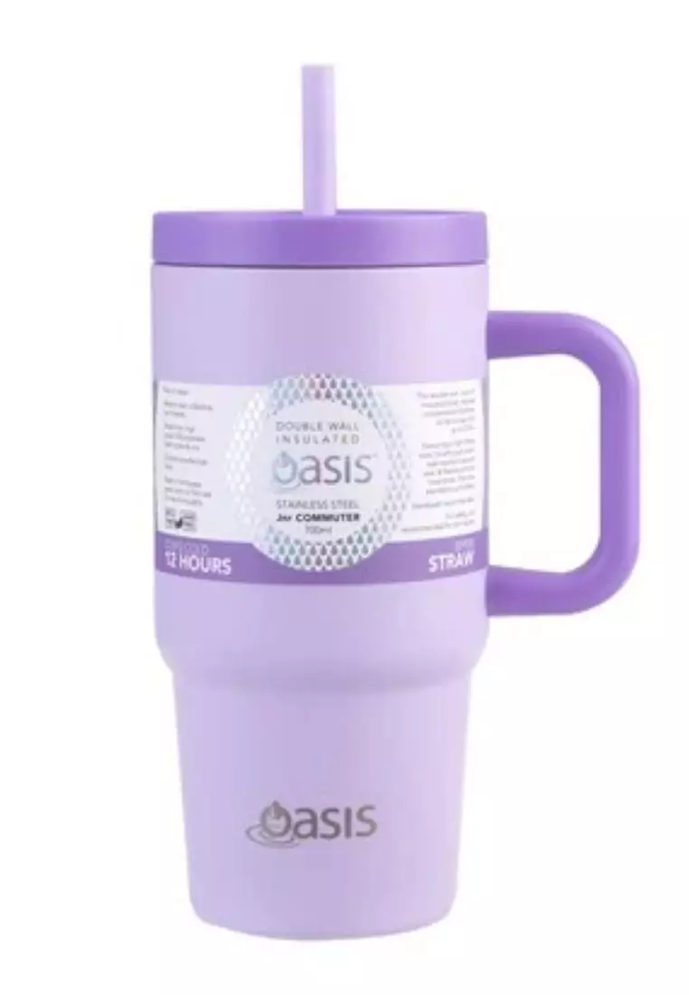 Oasis Stainless Steel Insulated Mini Commuter Travel Tumbler 700ML - Lilac