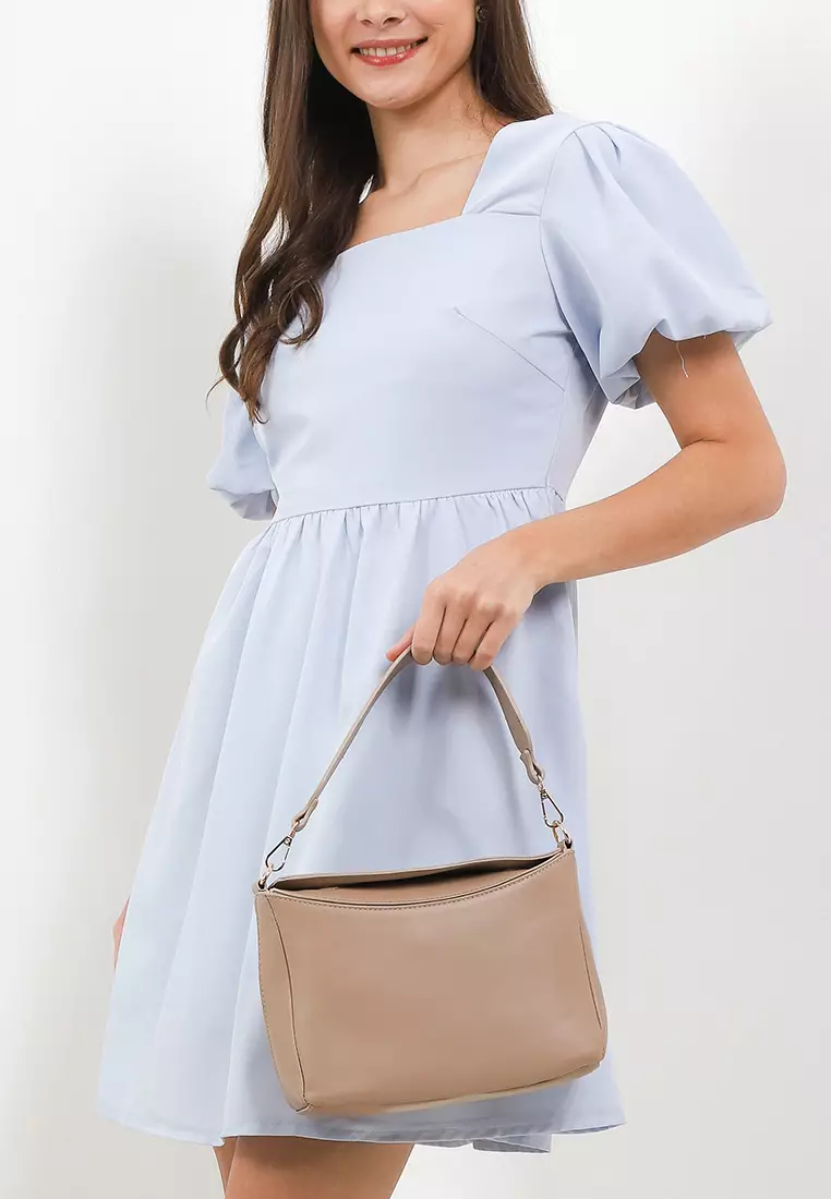 OKLAHOMA R2382-3 SHOULDER BAG CREAM