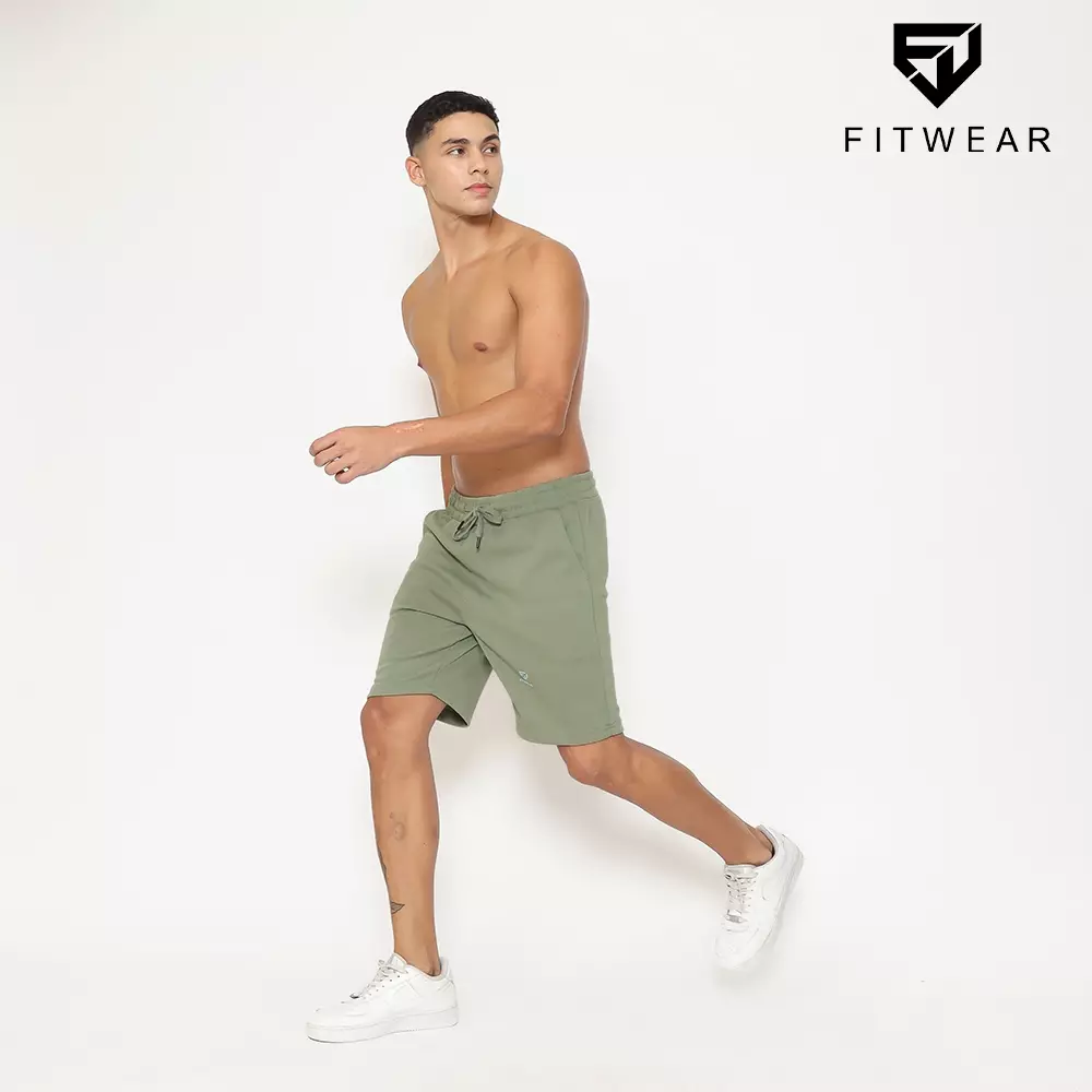 Fitwear - Celana Pendek Olahraga Pria JAYDEN BASIC SHORT - SAGE