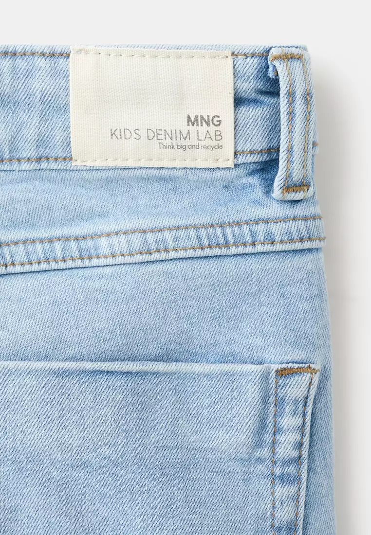 Decorative Seam Flared Jeans