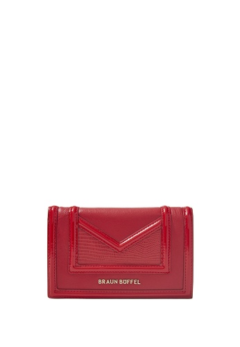 Buy Braun Buffel Cate 2 Fold 3 4 Wallet In Red Online Zalora Malaysia
