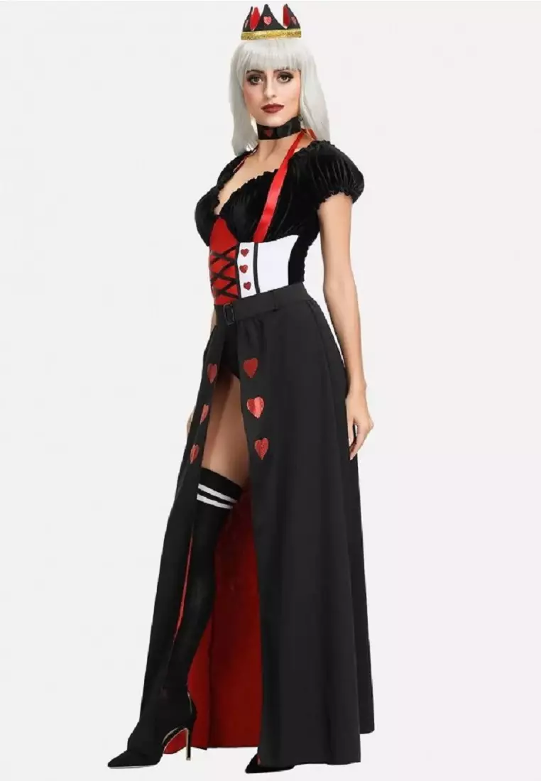Buy Kats Clothing Black Queen of Hearts Cosplay Costume 2024