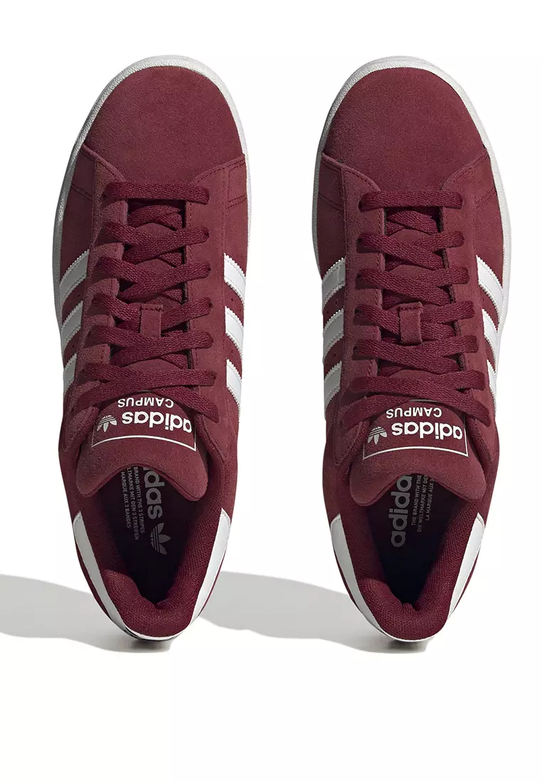 Maroon hot sale adidas campus