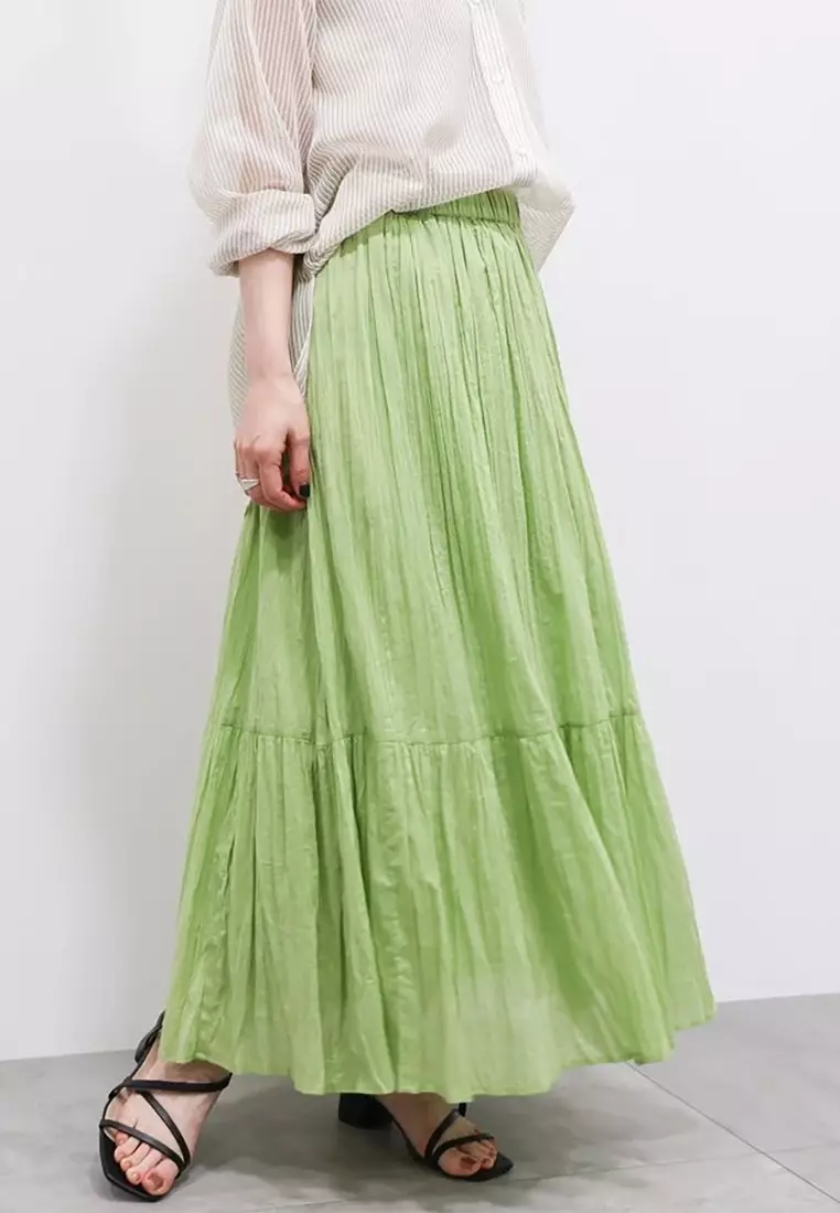 American Holic - Yanagi Crinkle Tiered Skirt