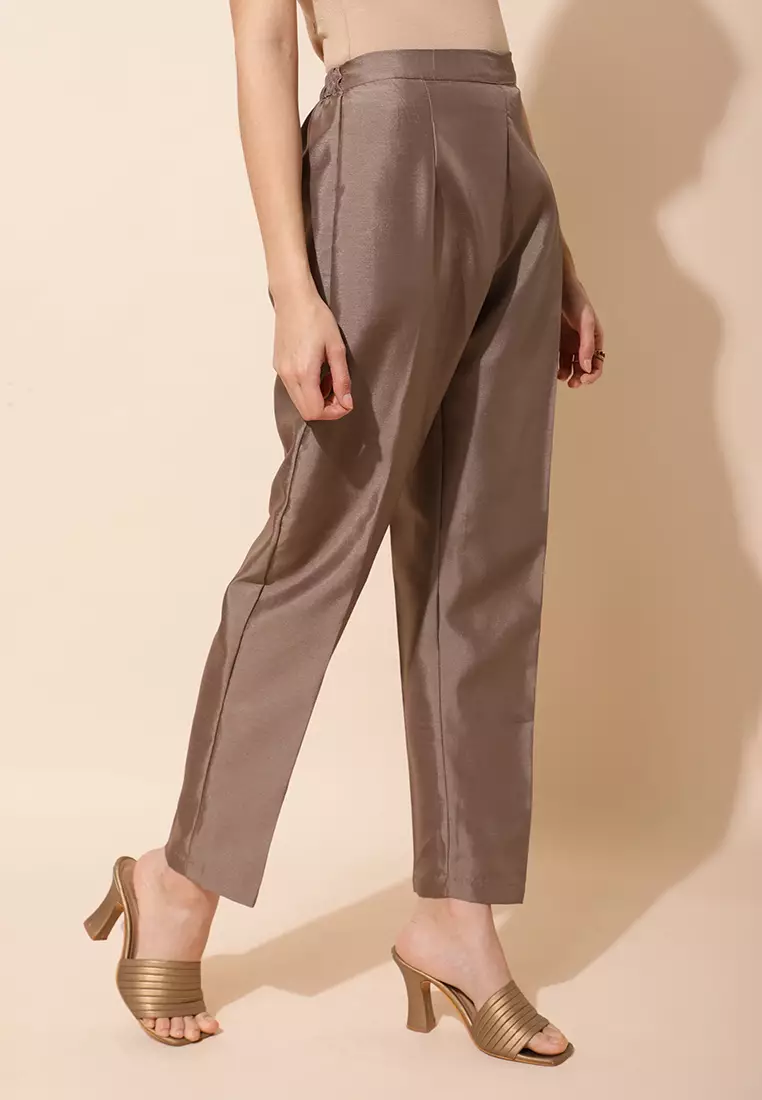 Chanira Festive Arifa Pants-Ash Grey