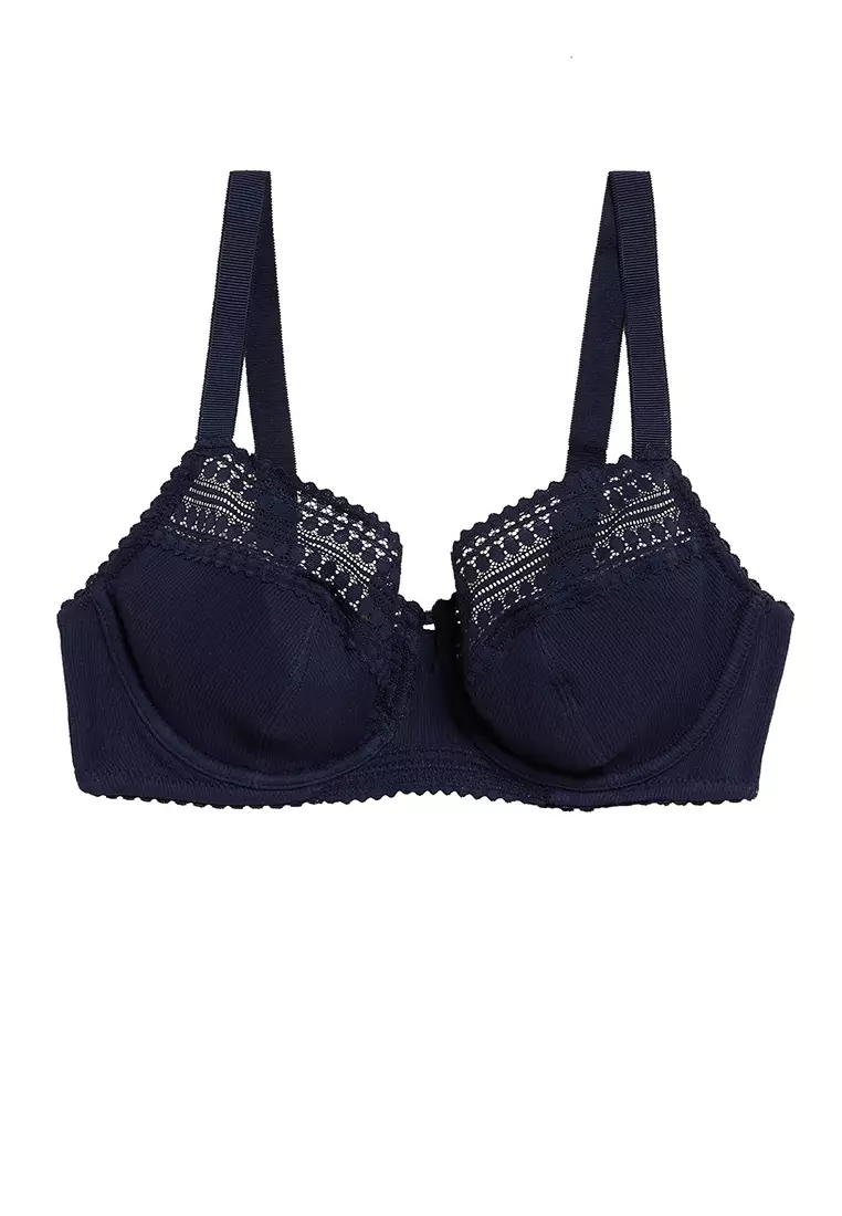 Jual Marks & Spencer Anise Lace Wired Balcony Bra Original 2024 