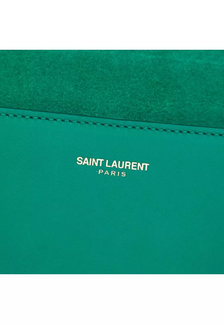 Pre-Loved Saint Laurent Leather Chyc Ligne Clutch