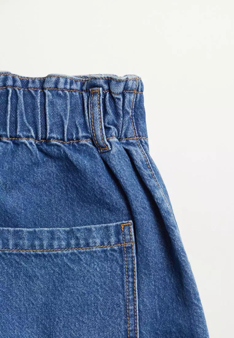 Waist Straight Slouchy Jeans